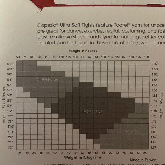 NWT Capezio Ultra Soft Transition Tight Ballet Pink S/M - Picture 4 of 7